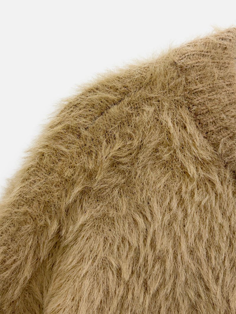 [Year-End Look Recommendation] Point Fingerhole Angora Fur Knit (4c)