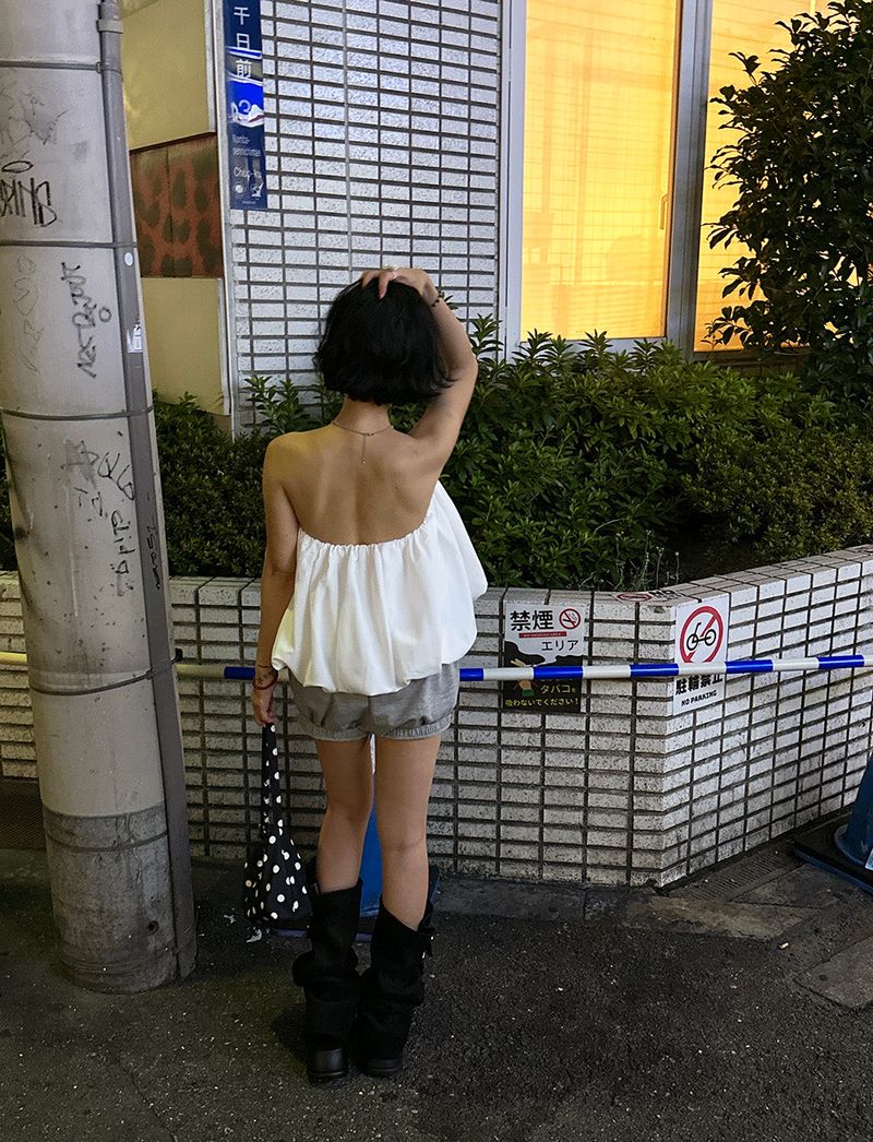 レイヤードベルトセットバルーンパンプキンショーツ