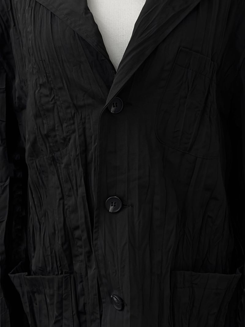 [unisex] ringkle pleated jacket