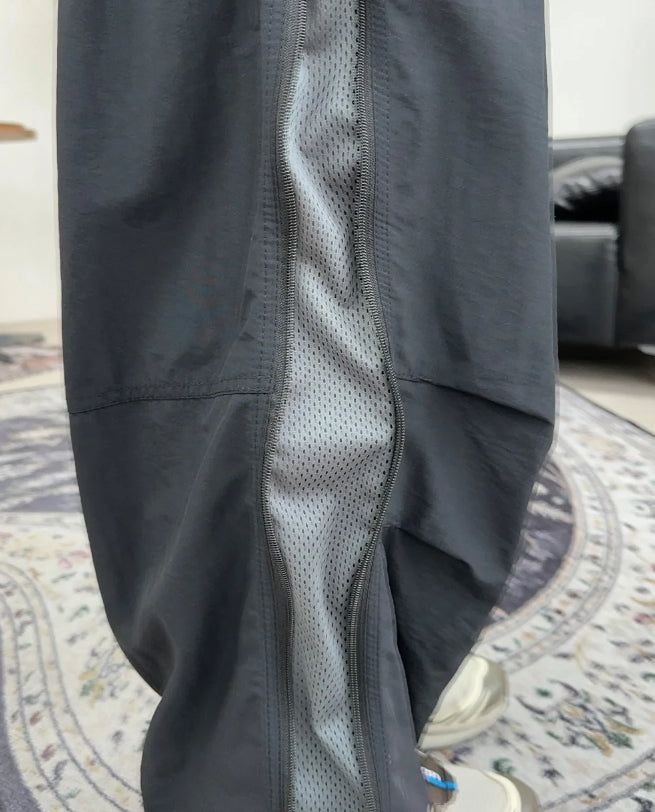 Eford Zipper Mesh Nylon Pants