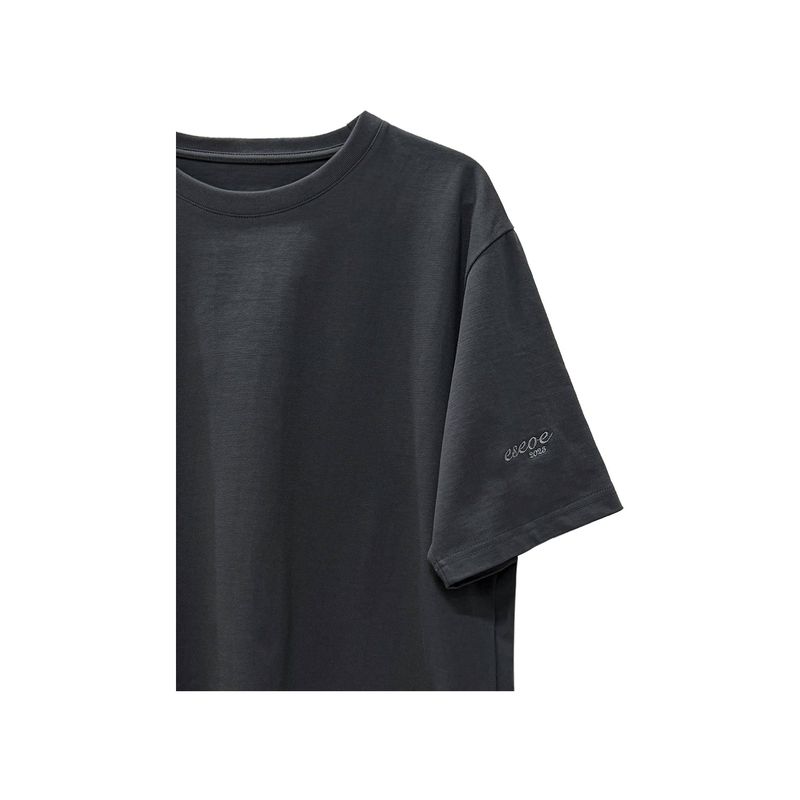 ジェンダーレス ㅁ Tシャツ - チャコール