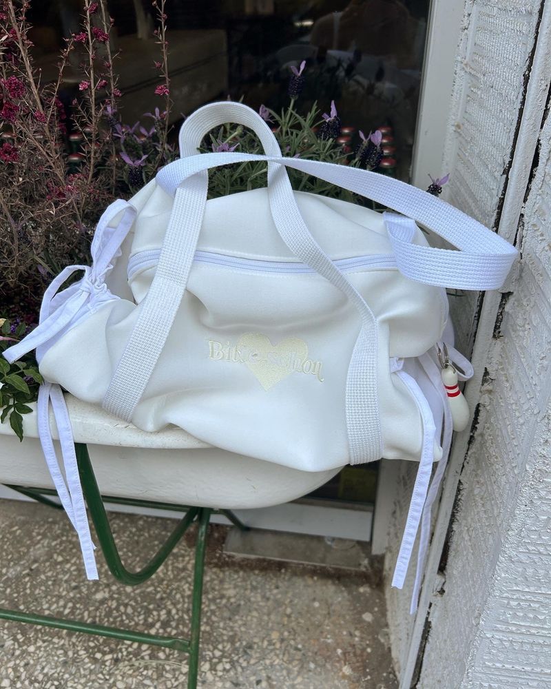 bitteschon ribbon ballet bag