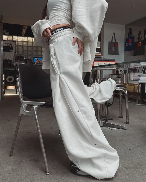 バタサイドスナップバルーントレーニングパンツ