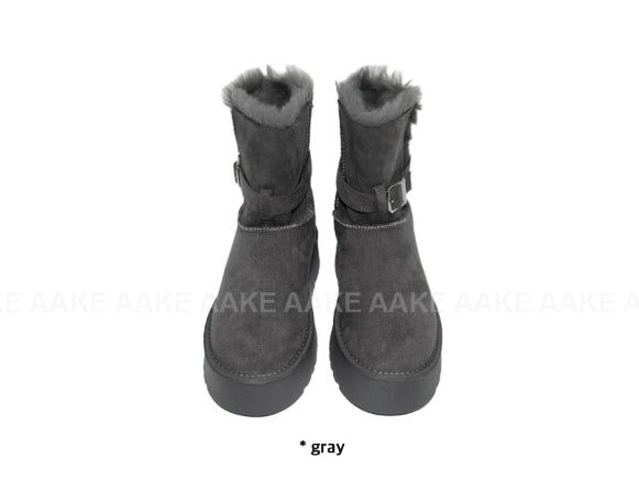 FOLD-DOWN SHEEPSKIN BOOTS