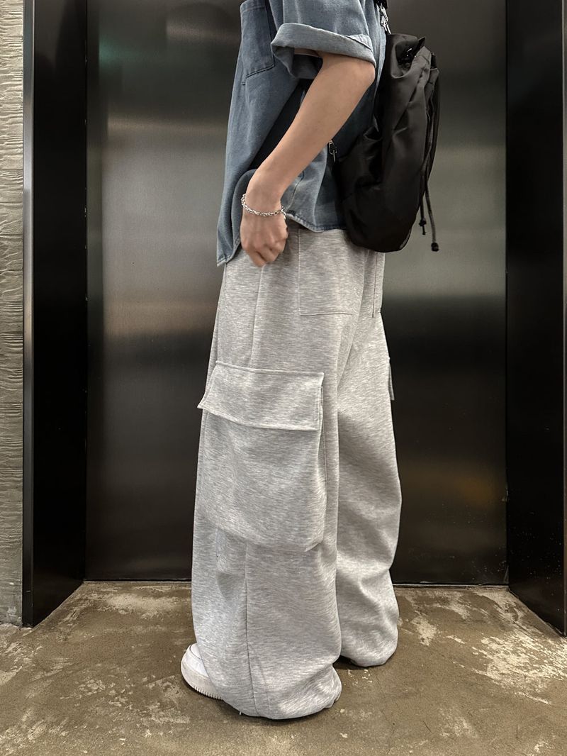 WHAT A LOOK（ワット ア ルック）の「セカンズトラックタックワイドパンツ（パンツ）」
