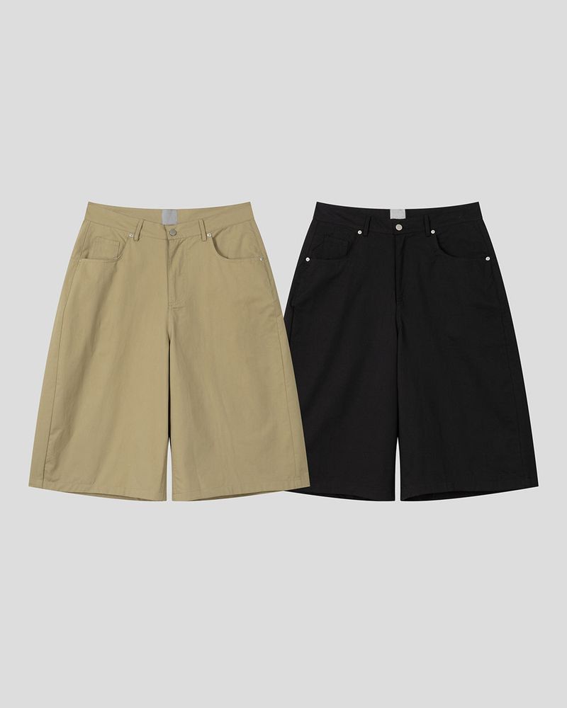 Varon Patch Strap Bermuda Pants