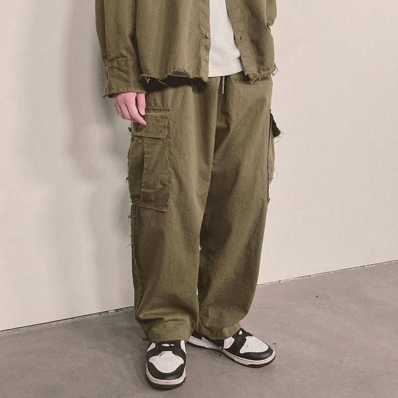 grunge wide cargo pants_khaki