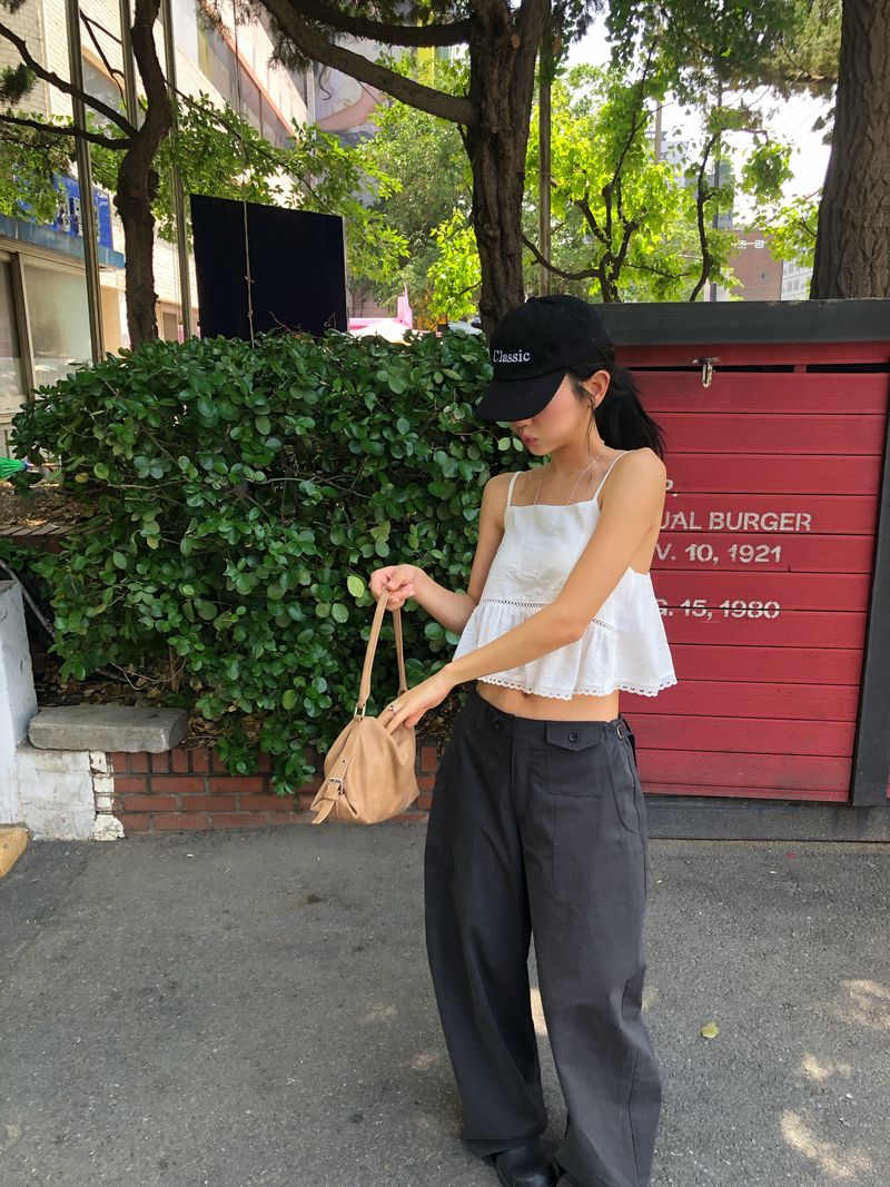 Taupe Wide Pants