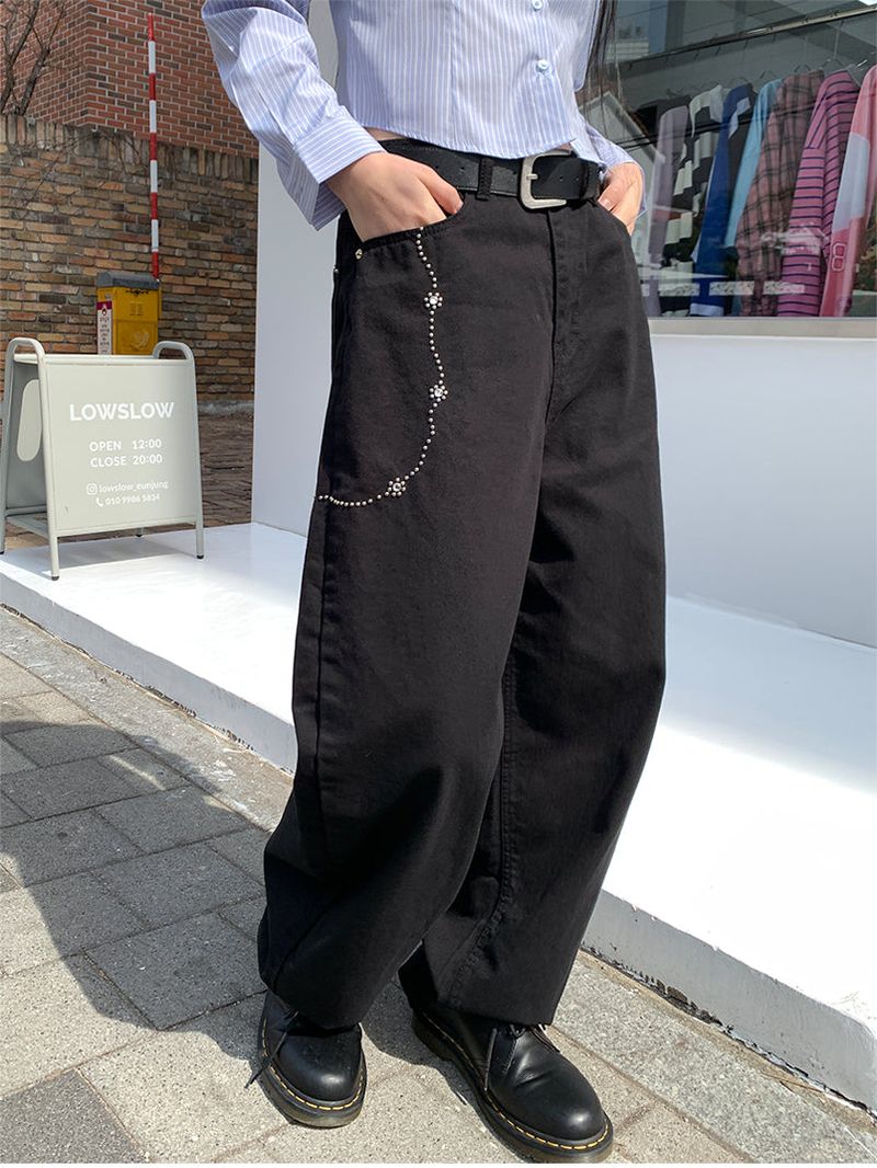 CHAINPIECE BALLOON PANTS