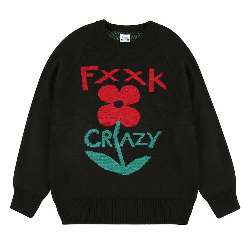 TCW Flower Jacquard Knit