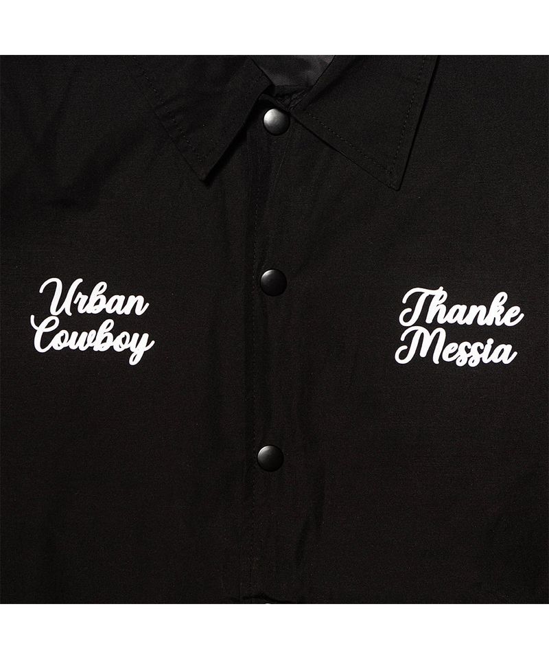 SOUTH COAST COACH JACKET-BLACK