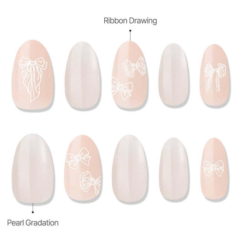 MUZMAK Reusable Nail Tip Silhouette​(Almond)
