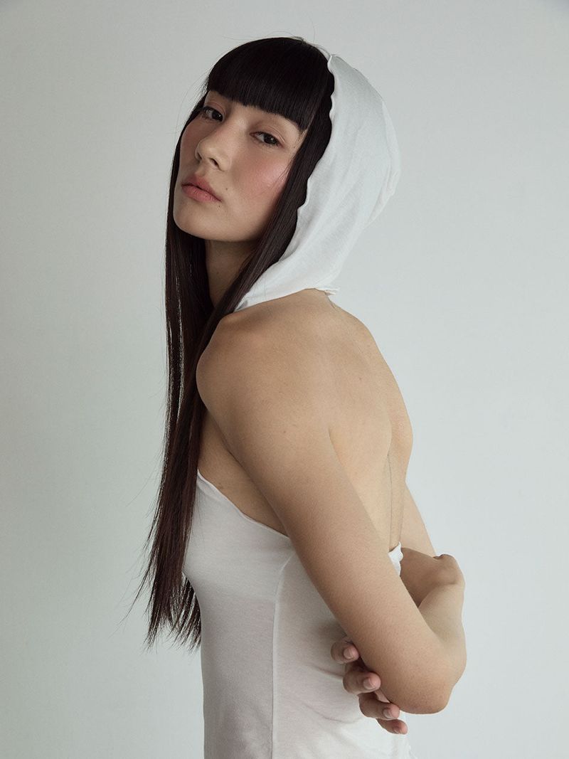 visus（ビスス）の「Hood Sleeveless Top_White（Tops）」
