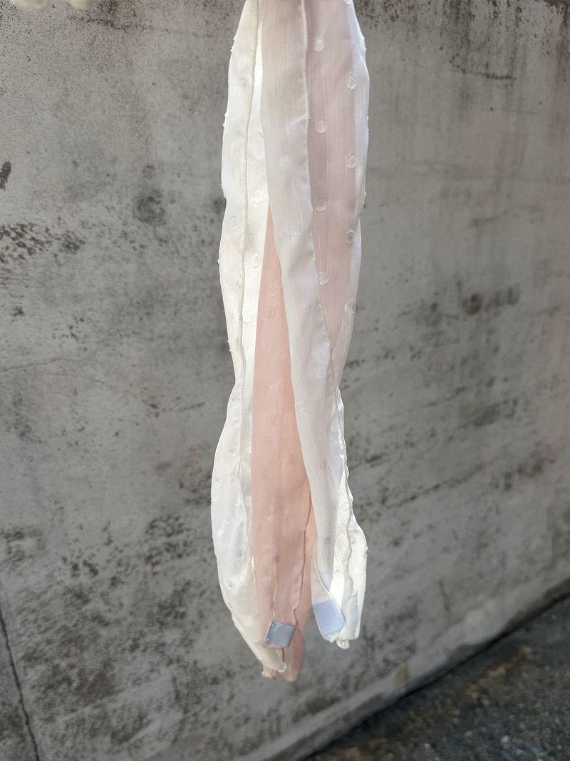 Tiny Dot Scarf (white)