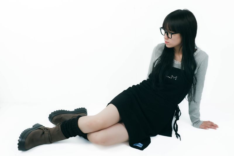 studs layered onepiece(black)