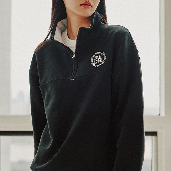 ROMANTIC CROWN(ロマンティッククラウン)の「CIRCLE LOGO COTTON ANORAK_BLACK(Tops)」