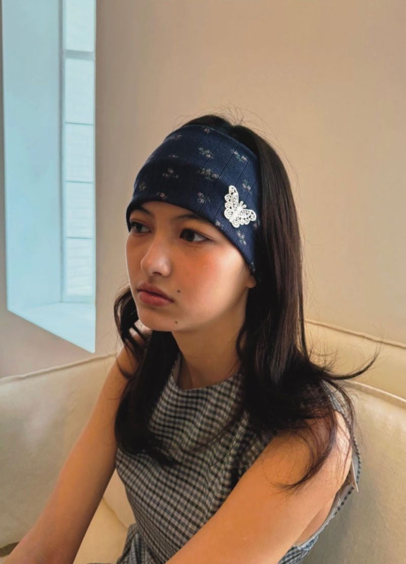 Bebe flower headband_2colors