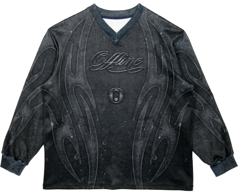 OFFLINE TEAM JERSEY 𝙒𝘼𝙎𝙃𝙀𝘿 𝘽𝙇𝘼𝘾𝙆