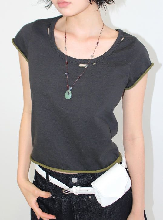 AAKE(アケ)の「VINTAGE STONE NECKLACE(Accessories)」