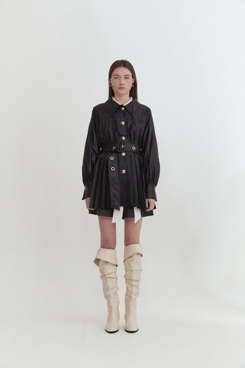 Pleated jacket