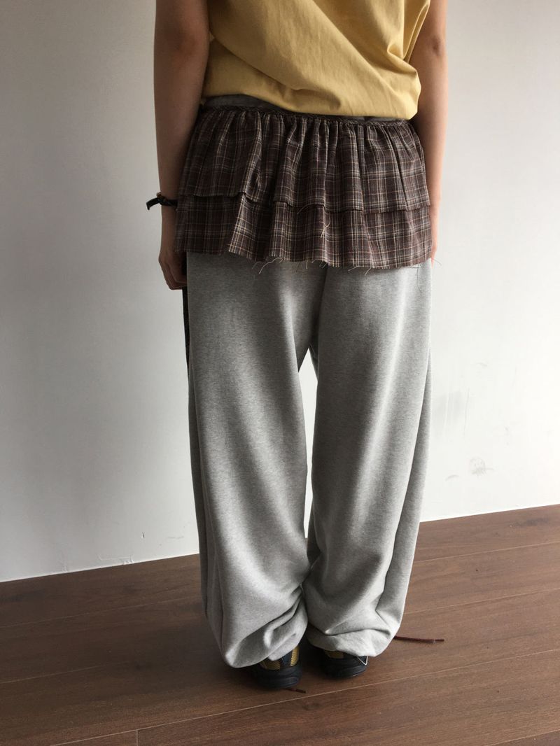 Bonnie Layered Wrap Skirt (2color)