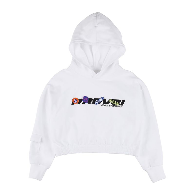 RDVZ（ランデブー）の「ベルクロクロップフーディー（トップス）」