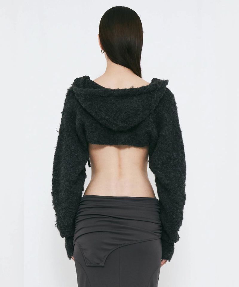 MUFFLER KNIT CARDIGAN 