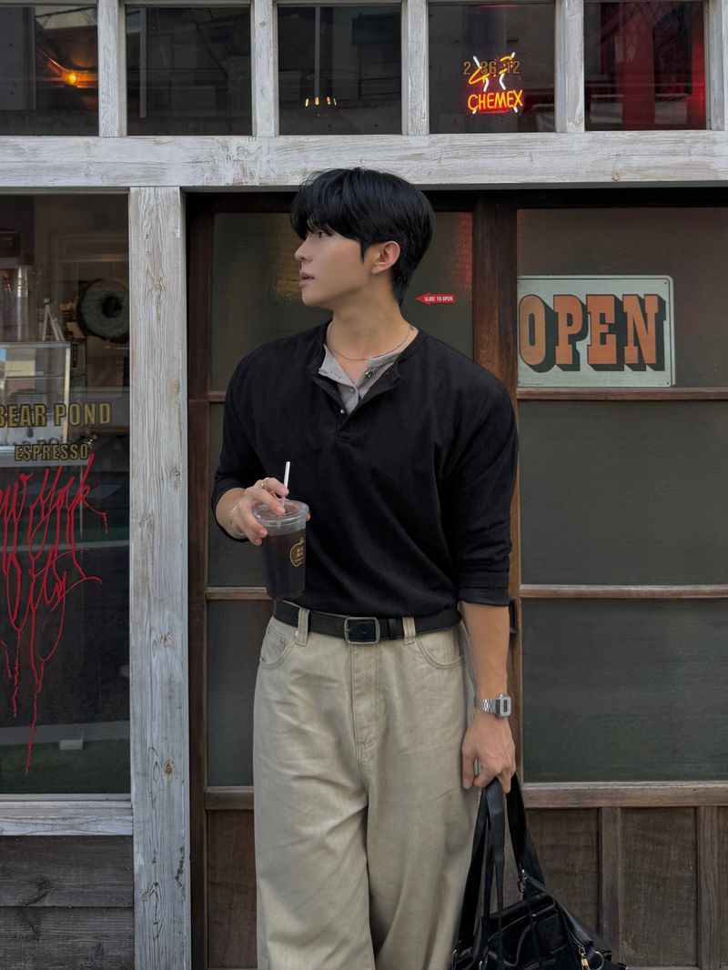 Baki herringbone balloon pants