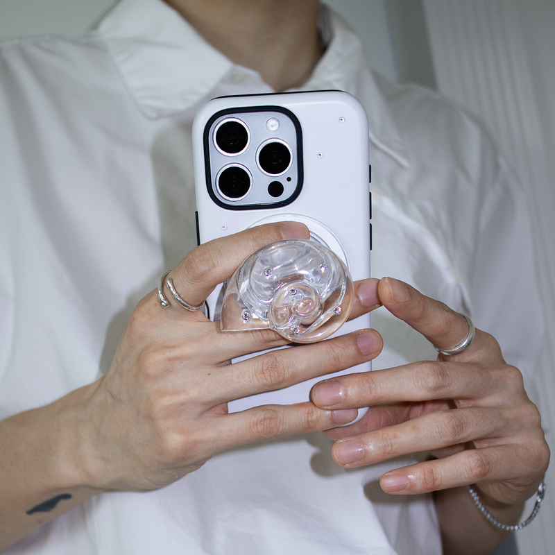 GETÁSENS（ゲタサンス）の「Ammonite Tok MagSafe_ Clear（Smartphone Accessories）」