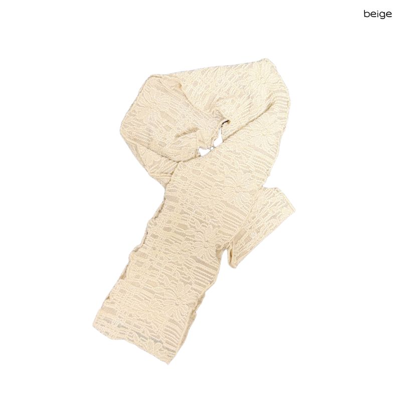 (3color) Bouclé Flower Wave Muffler