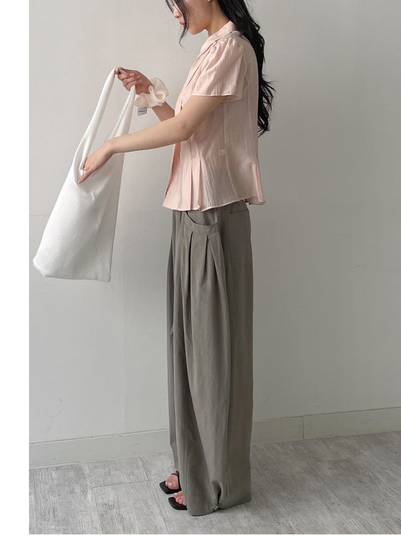 Pleated Eco Shoulder Bag