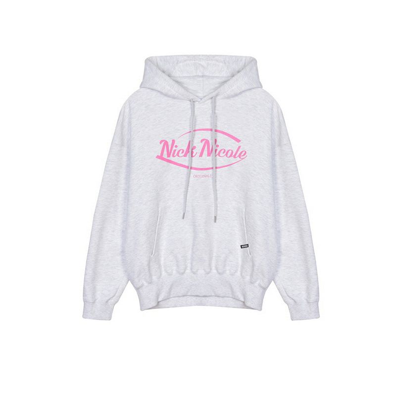 NICK&NICOLE(ニック&ニコール)の「NICOLE ORIGINALS HOODY_MELANGE PINK(Tops)」