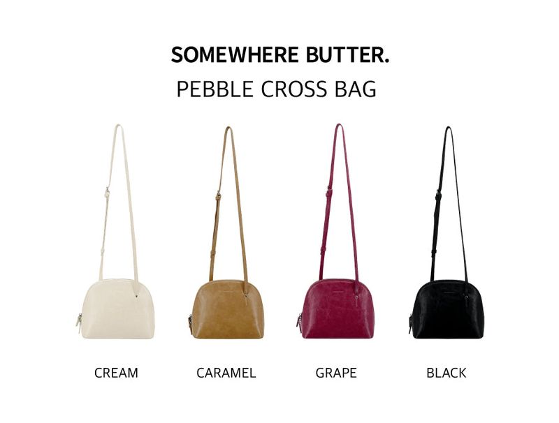 Pebble Cross Bag - 4Color