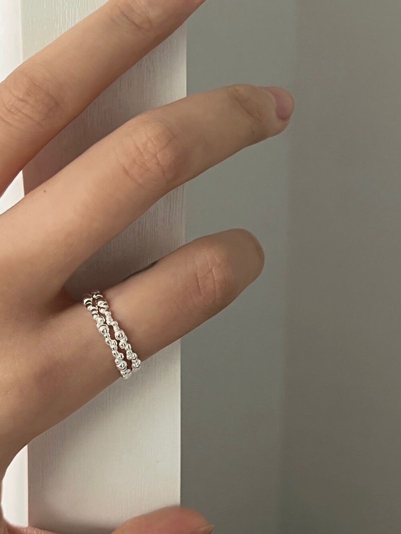 (silver925/18kgold) Salty free ring