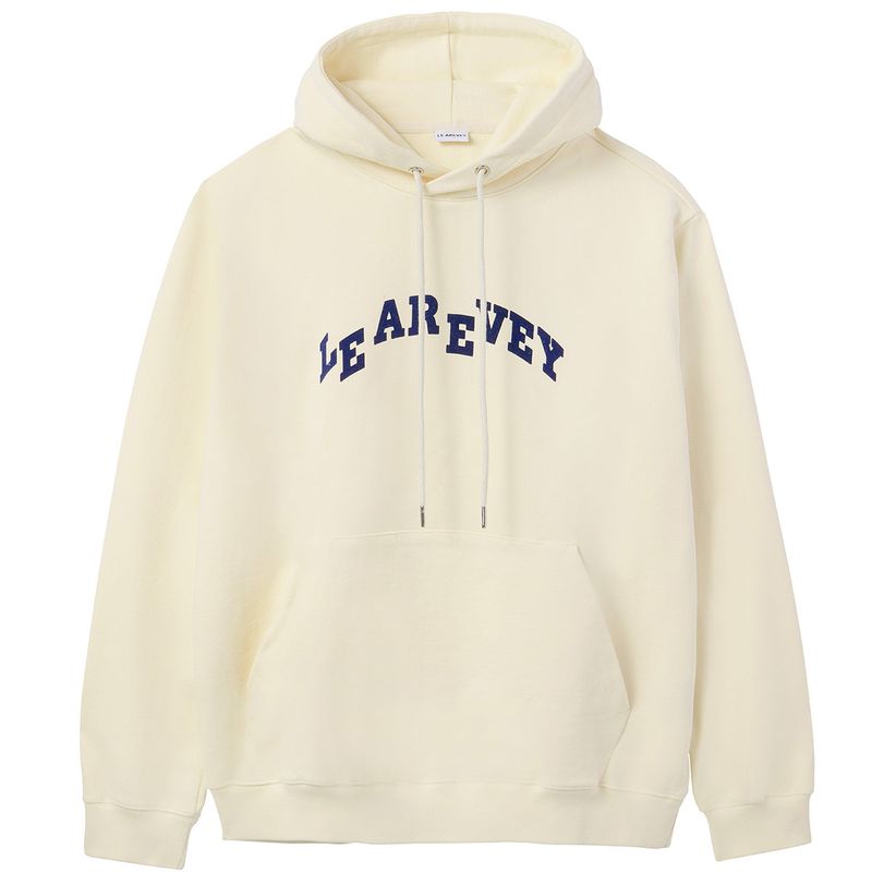 LE AREVEY（アルヴェイ）の「LE AREVEY ARCH LOGO HOODIE IVORY（Tops）」