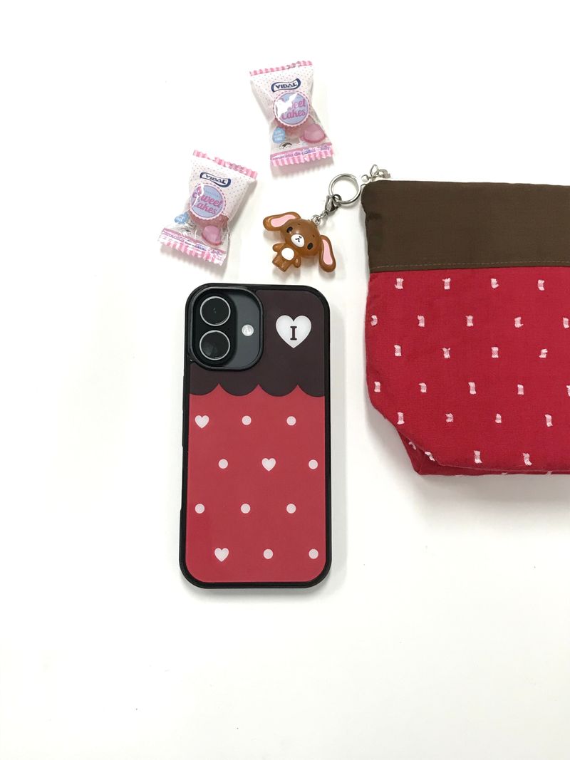 choco love berry case - red choco