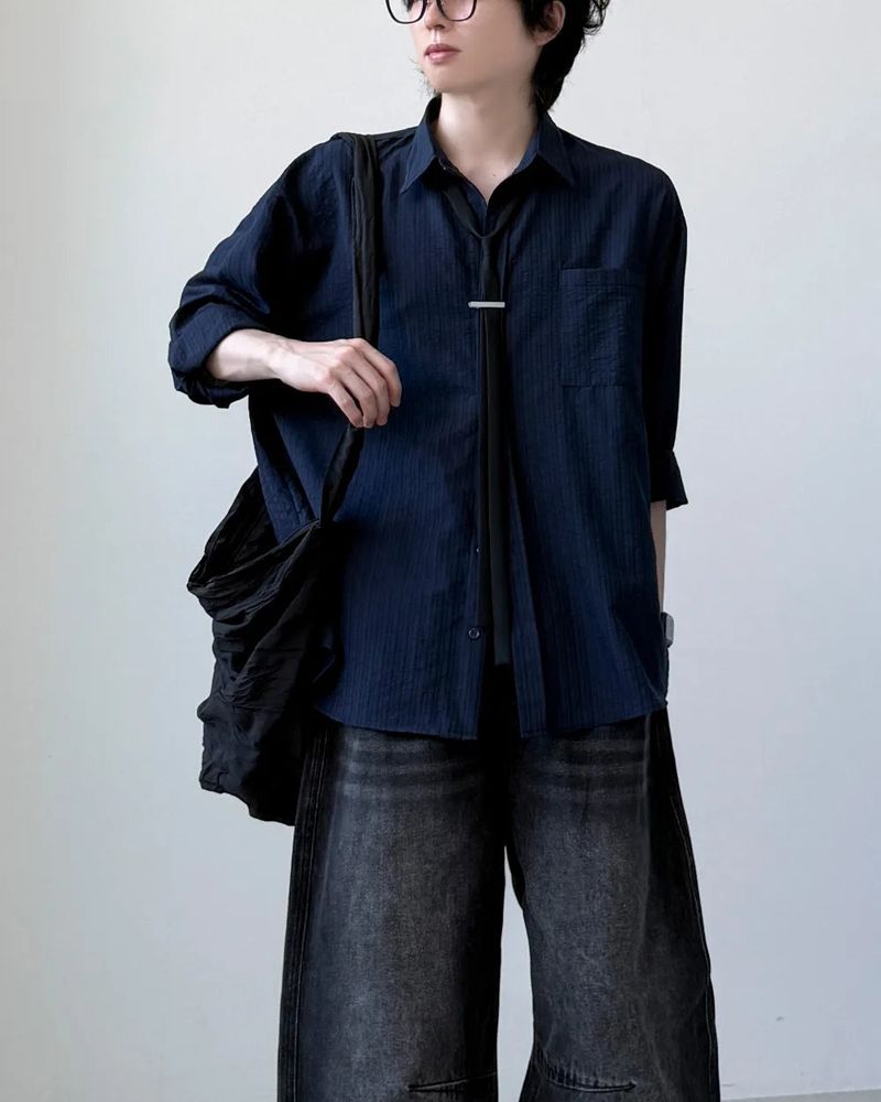 Newlan Stripe Over Shirt
