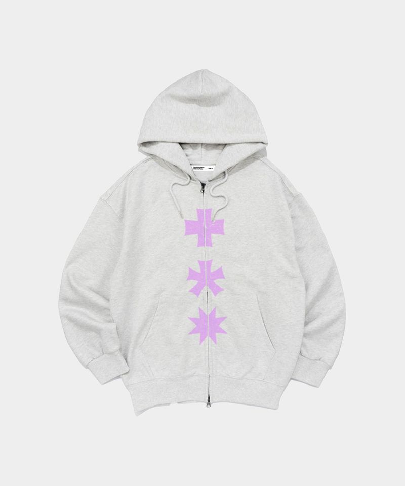 MM THREE LOGO 2WAY ZIP-UP (2 COLORS)