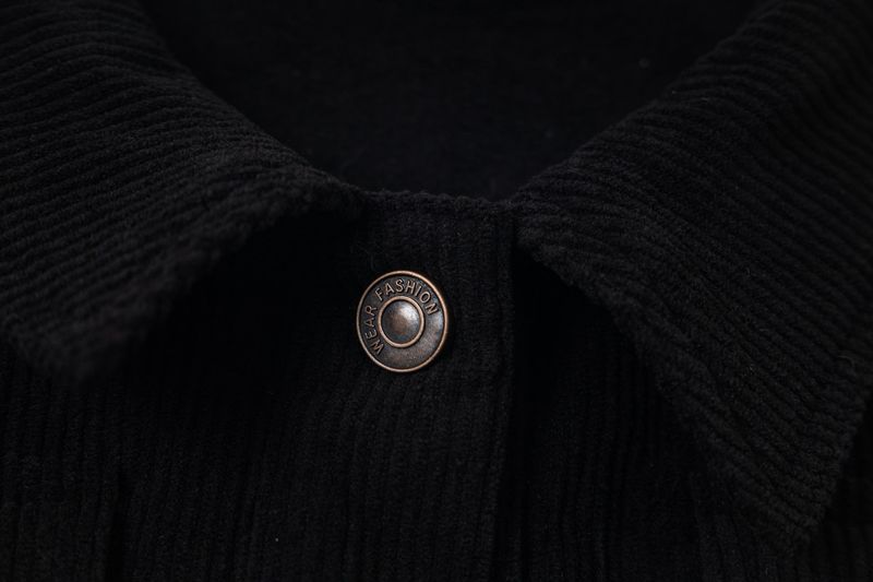 Canon Black Corduroy Short Jacket