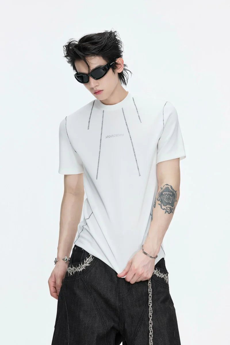 Argue Cultureの「Contrast Stitch Slim T-Shirt(Tops)」