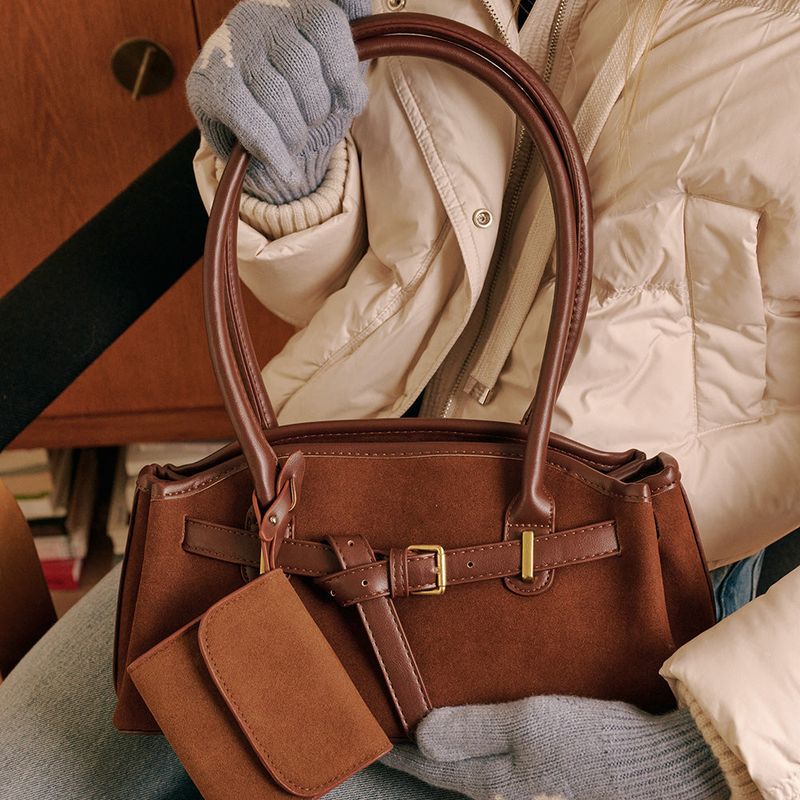 ALLINCOMPLETE（オールインコンプリート）の「Luze Suede Bag (Brown)（Bags）」