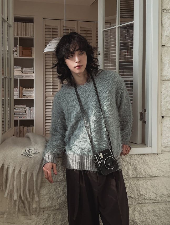2PLAN（ツープラン）の「Trimming Mohair Hood Layer Knit（Tops）」