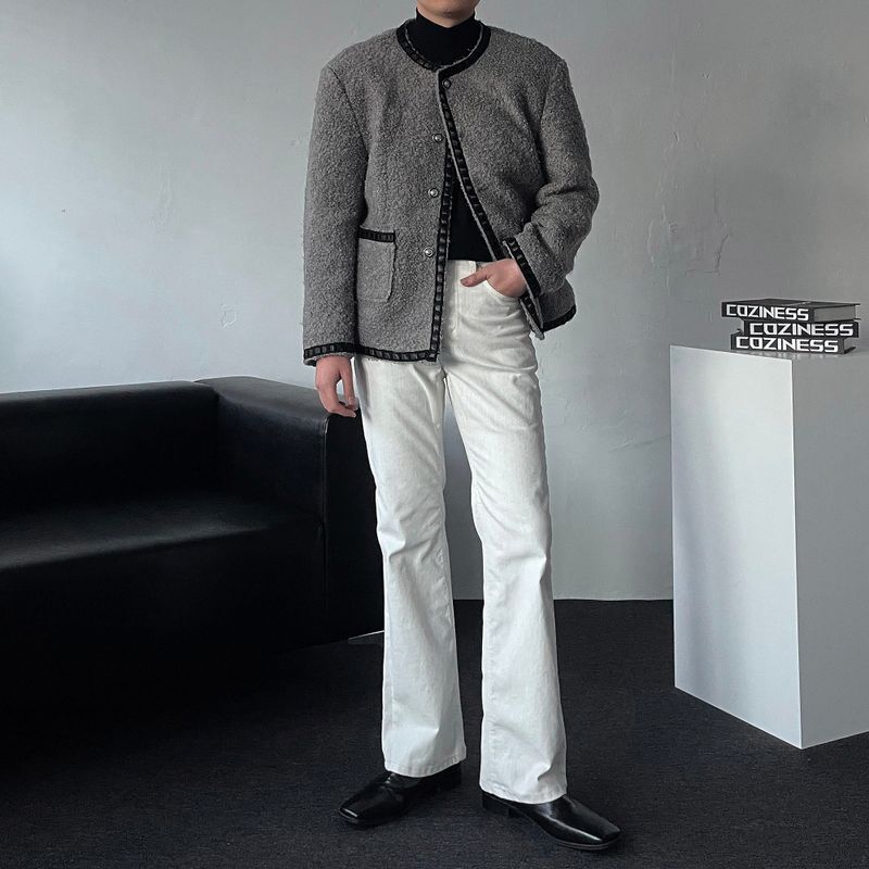 ECT Buccle Tweed Liner Jacket (2 colors)