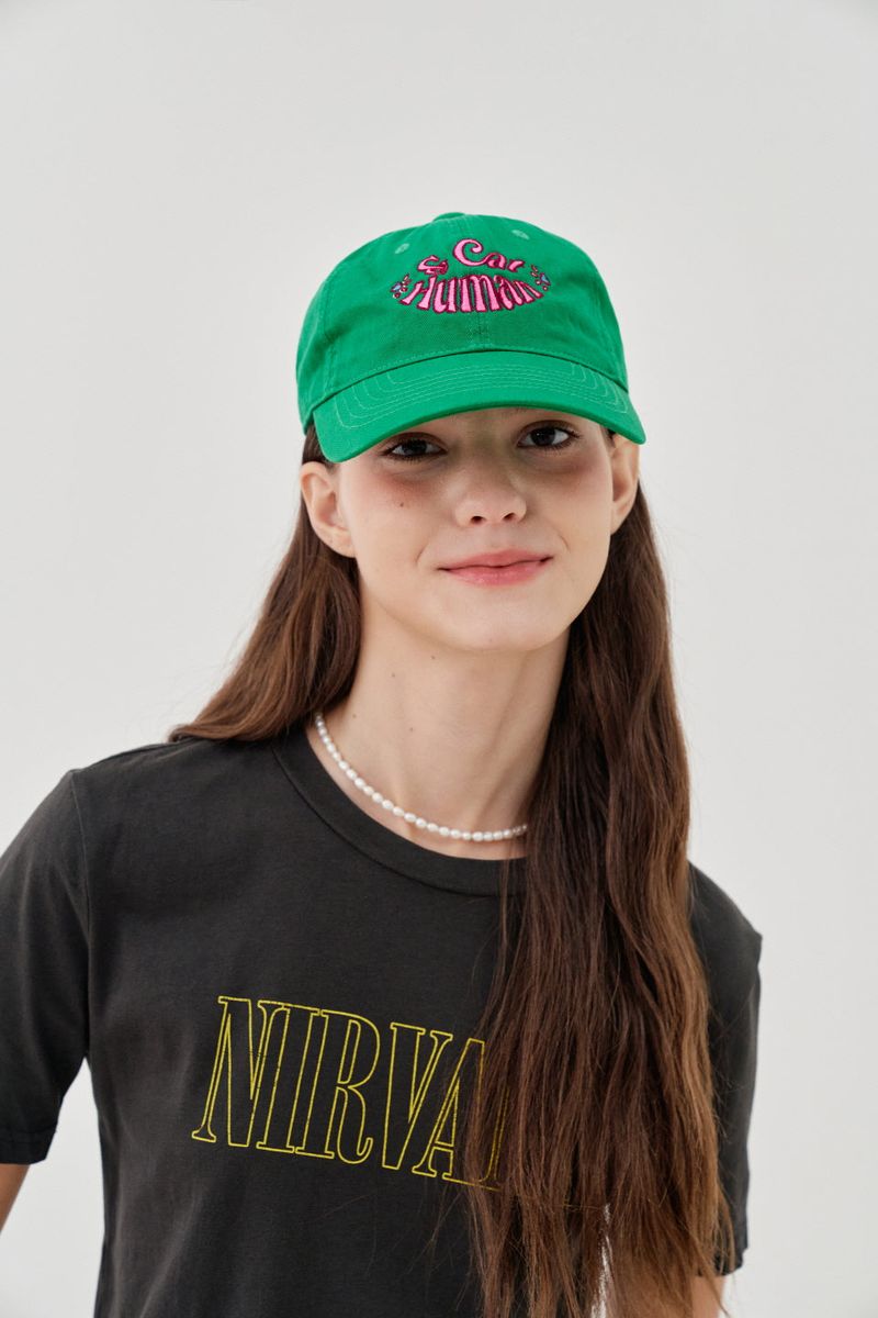 AND CAT BALL CAP_GREEN