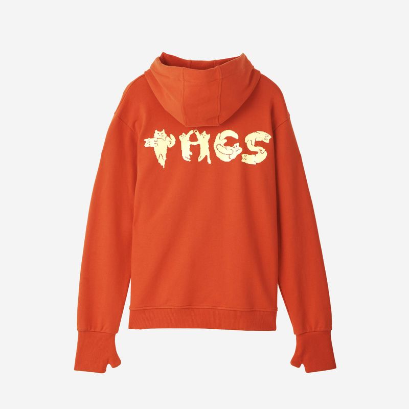 CATHY AND BROOK STORY GLOVE HOODIE (ORANGE)