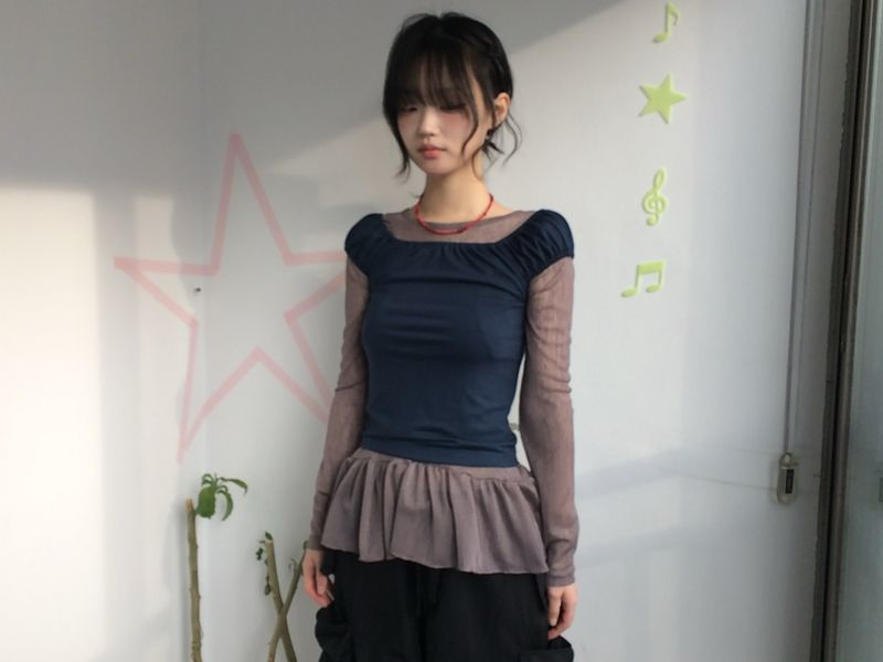 Puff shirring T