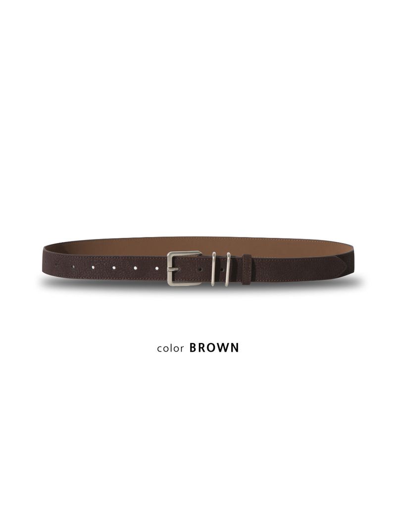 LMN Goat 30mm Double Tip Leather Belt (3 colors)