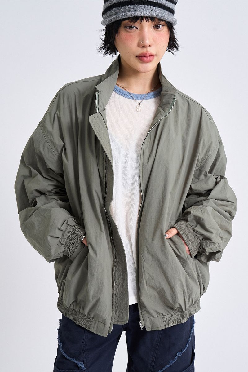 Raucohouse（ラウコハウス）の「Stein nylon zip-up jacket（Jackets/Outerwear）」