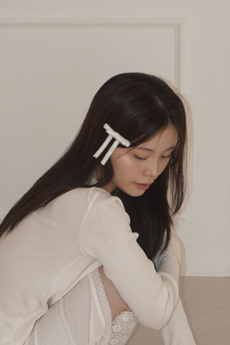 LACE RIBBON HAIRPIN 2PS SET