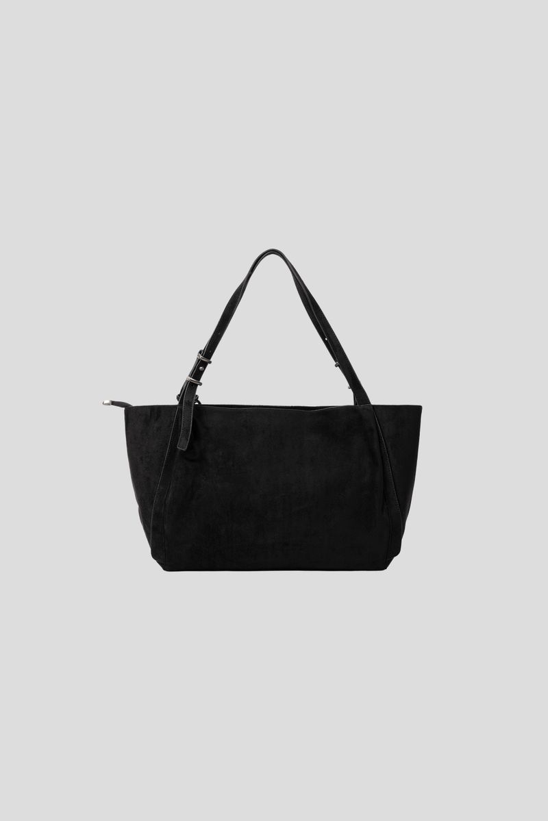  [Premium] Elle Suede Tote Shoulder Bag